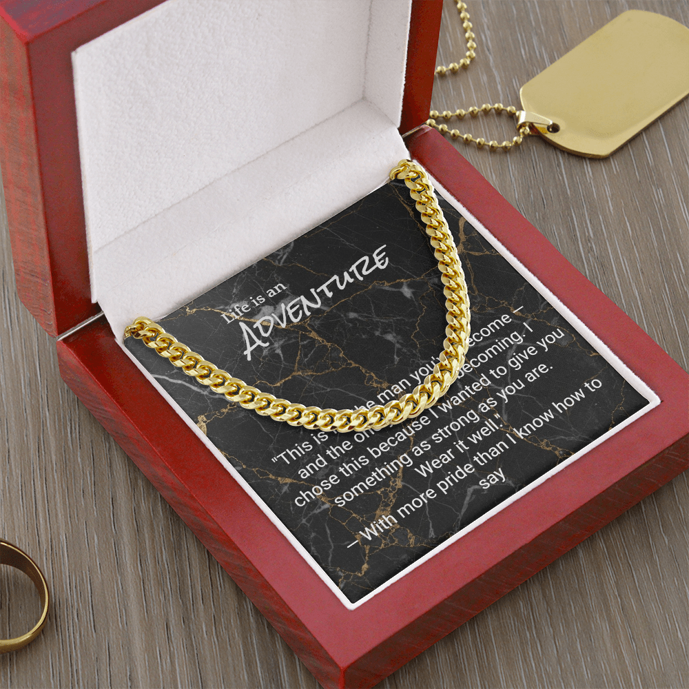 Cuban Link Chain for Son — Graduation, Birthday & Christmas Gift