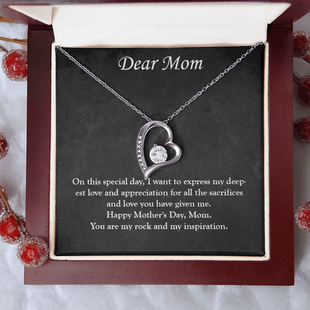 Infinite Bond: The Mother's Day Forever Love Necklace