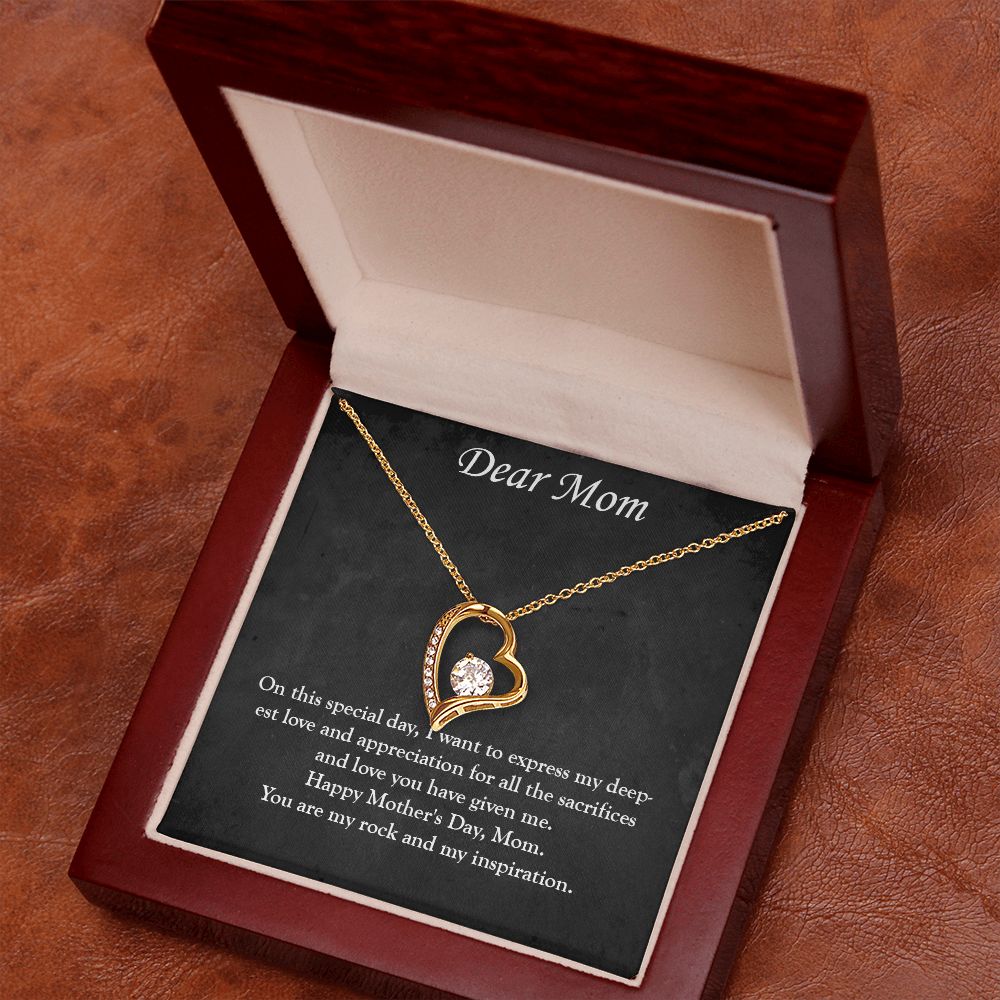 Infinite Bond: The Mother's Day Forever Love Necklace