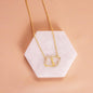 Everlasting Love Solid Gold Necklace for Wife: Great Christmas Gift.