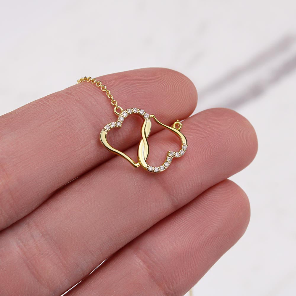 Everlasting Marriage and Love Solid Gold Necklace For Wife