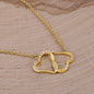 Stunning Gold Necklace For Wife With 18 Single Cut Real Diamonds