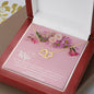 Everlasting Marriage and Love Solid Gold Necklace For Wife