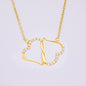 Everlasting Love Solid Gold Necklace for Wife: Great Christmas Gift.