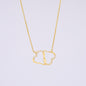 Everlasting Marriage and Love Solid Gold Necklace For Wife