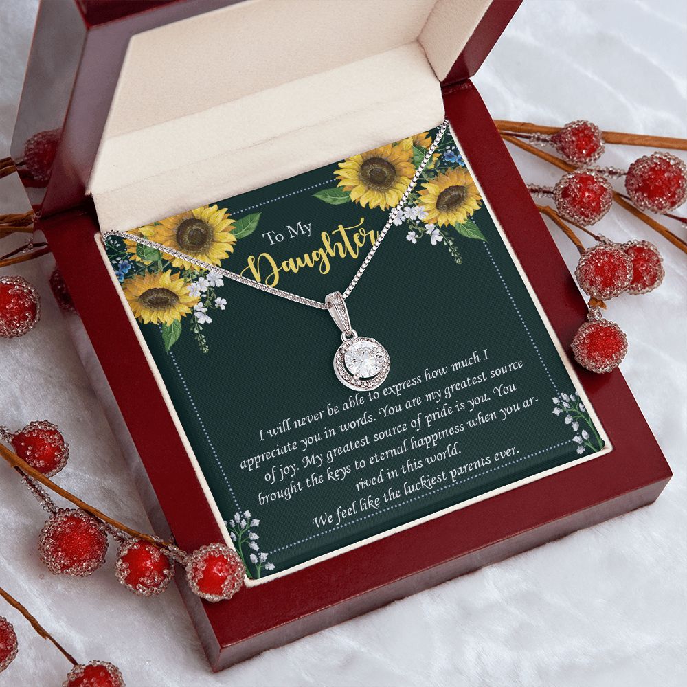 Gift for Daughter: Eternal Hope Necklace