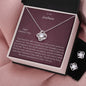 To My Soulmate - Love Knot Necklace for My Valentine