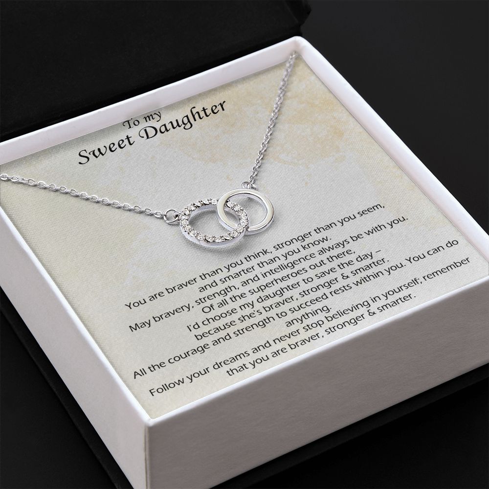 Gift For Our Sweet Daughter - Perfect Pair Necklace