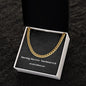 Solid Cuban Link Chain Necklace: Ideal Gift For The Man In Your Life