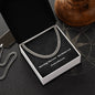 Solid Cuban Link Chain Necklace: Ideal Gift For The Man In Your Life