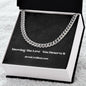 Solid Cuban Link Chain Necklace: Ideal Gift For The Man In Your Life