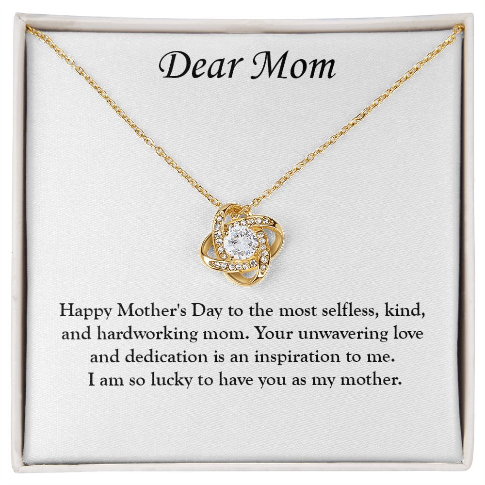 Honor Mom: A Love Knot Necklace to Show Your Appreciation