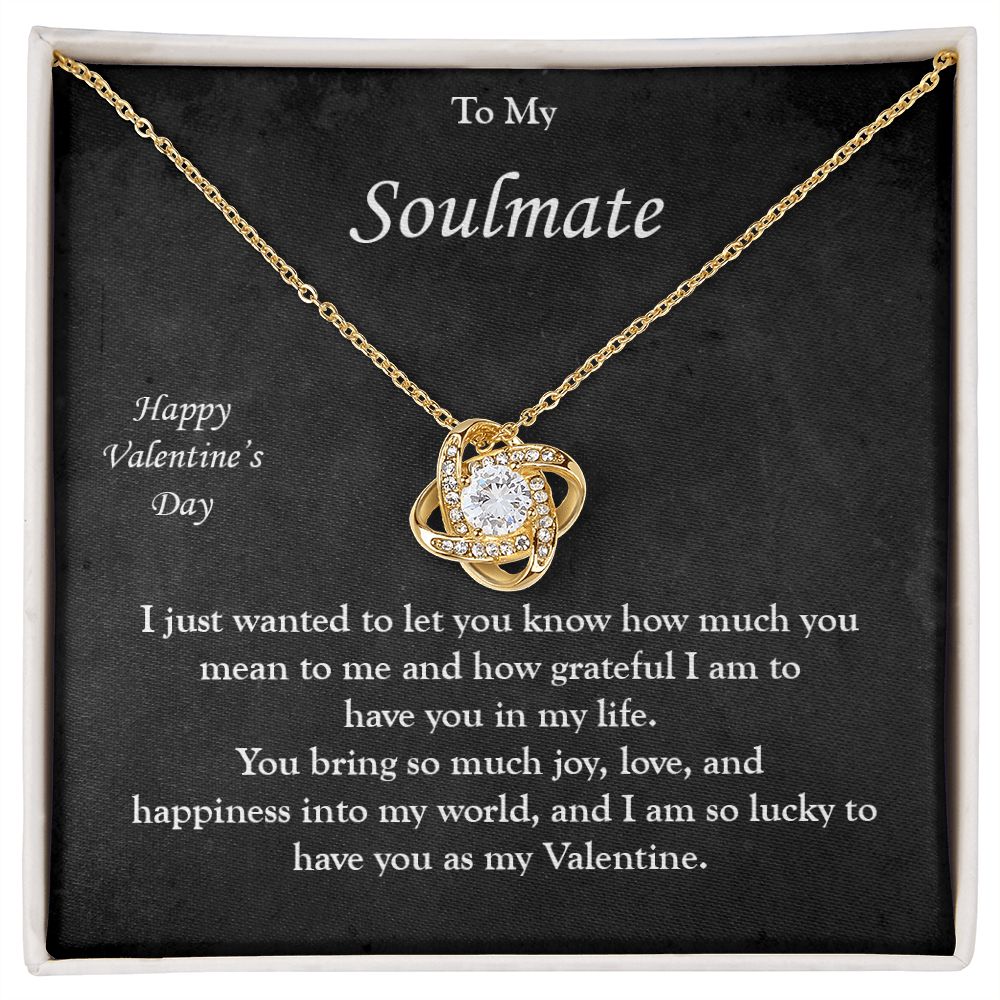 Love Knot Necklace for my Valentine Soulmate