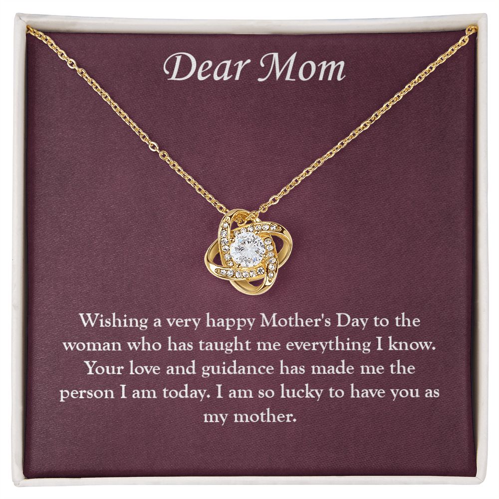 A Symbol of Love: The Perfect Mother's Day Gift - Love Knot Necklace