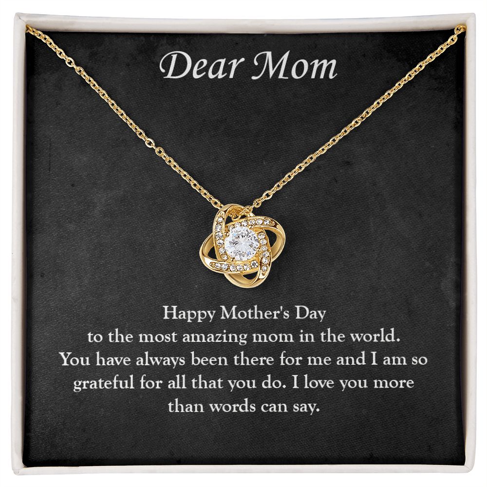 Eternal Love: A Mother's Day Love Knot Necklace
