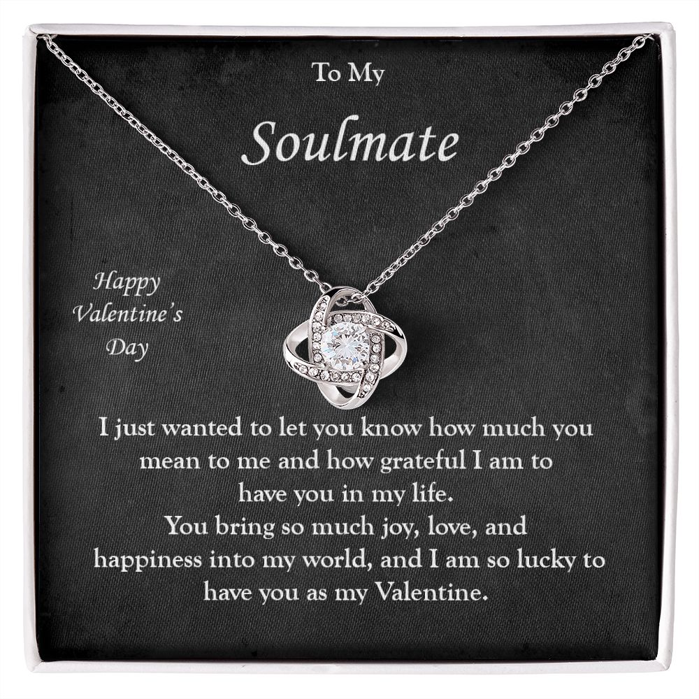 Love Knot Necklace for my Valentine Soulmate