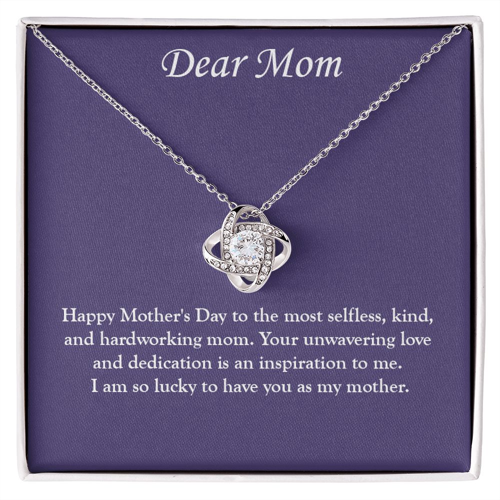 Celebrate Mom: A Love Knot Necklace for the Special Woman in Your Life