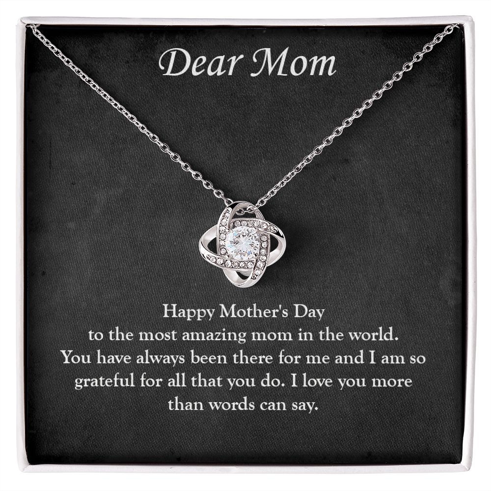 Eternal Love: A Mother's Day Love Knot Necklace