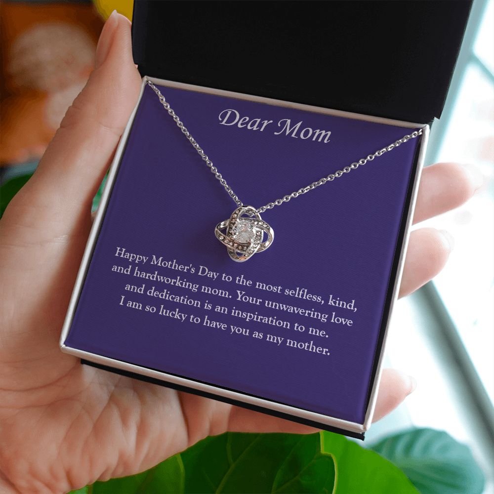 Celebrate Mom: A Love Knot Necklace for the Special Woman in Your Life