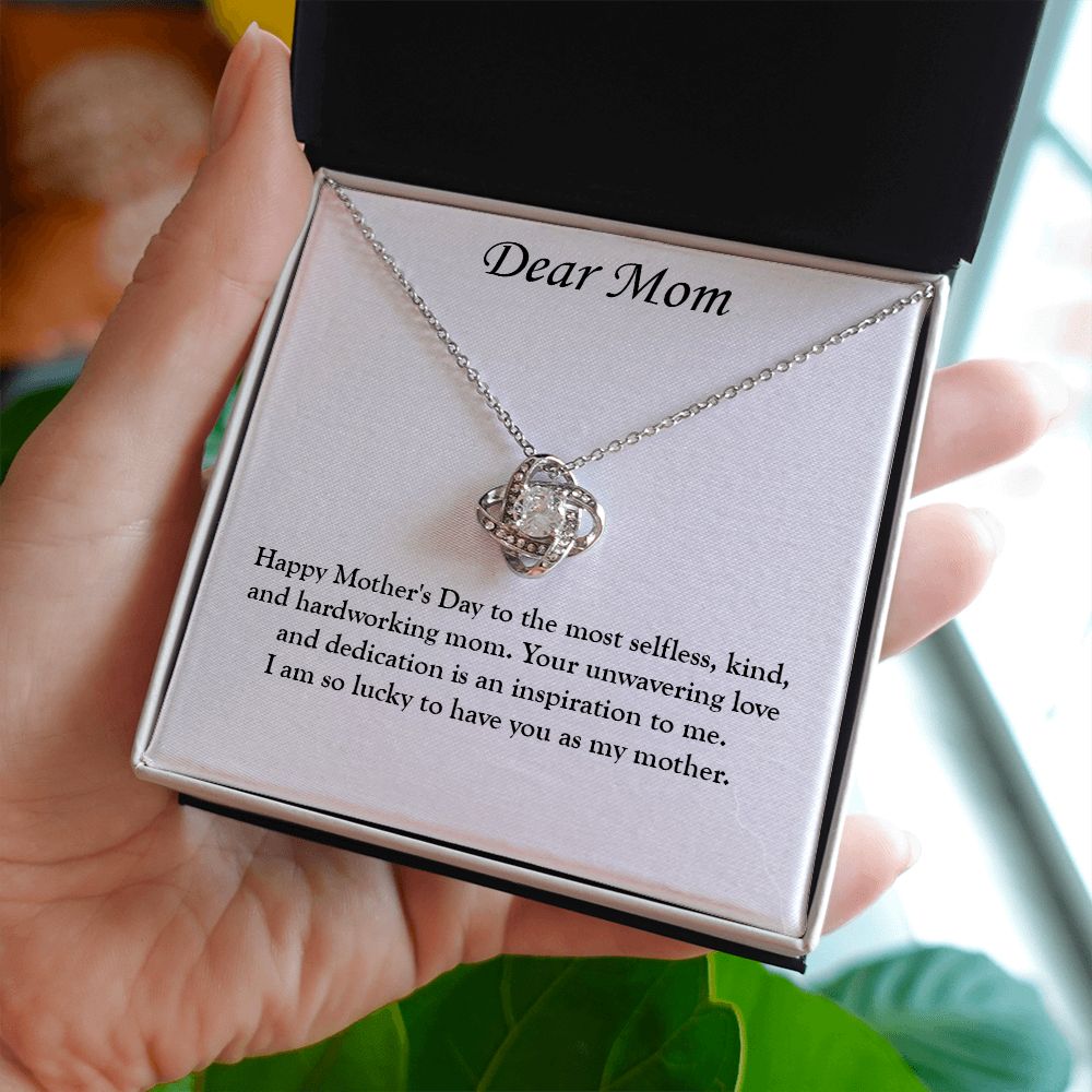 Honor Mom: A Love Knot Necklace to Show Your Appreciation