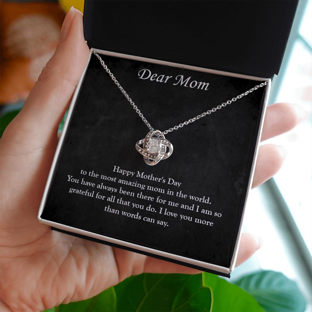 Eternal Love: A Mother's Day Love Knot Necklace