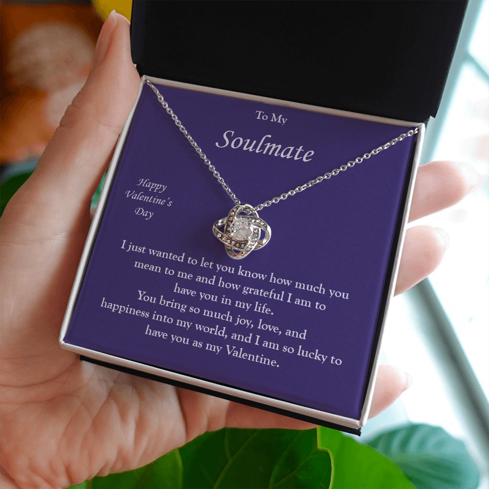 Love Knot Necklace for my Soulmate Valentine