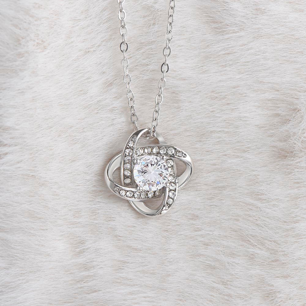 Gift For My Bonus Mom - Love Knot Necklace