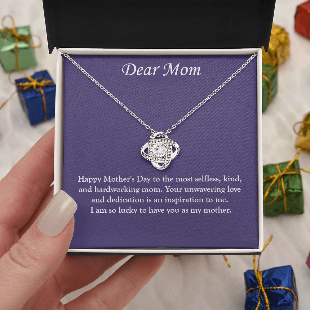 Celebrate Mom: A Love Knot Necklace for the Special Woman in Your Life