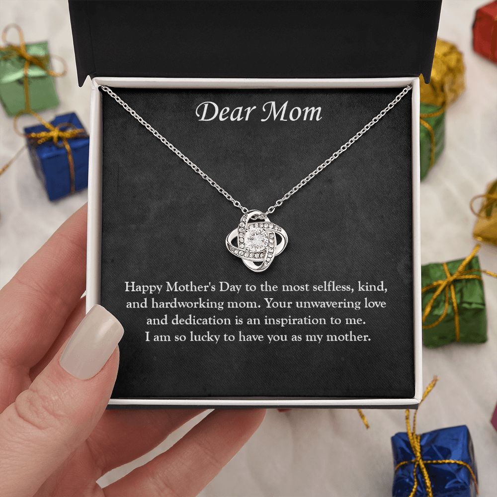 A Gift of Love: A Mother's Day Love Knot Necklace