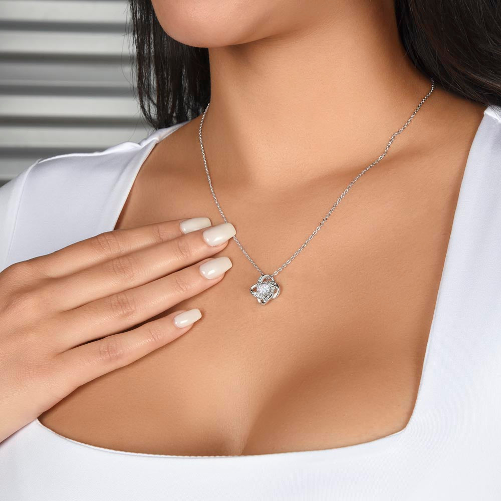 Eternal Love: A Mother's Day Love Knot Necklace