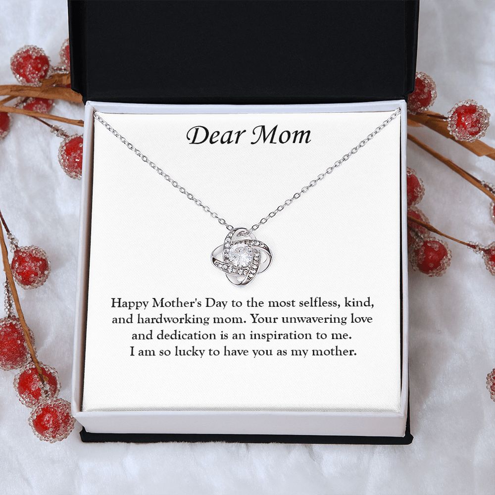 Honor Mom: A Love Knot Necklace to Show Your Appreciation