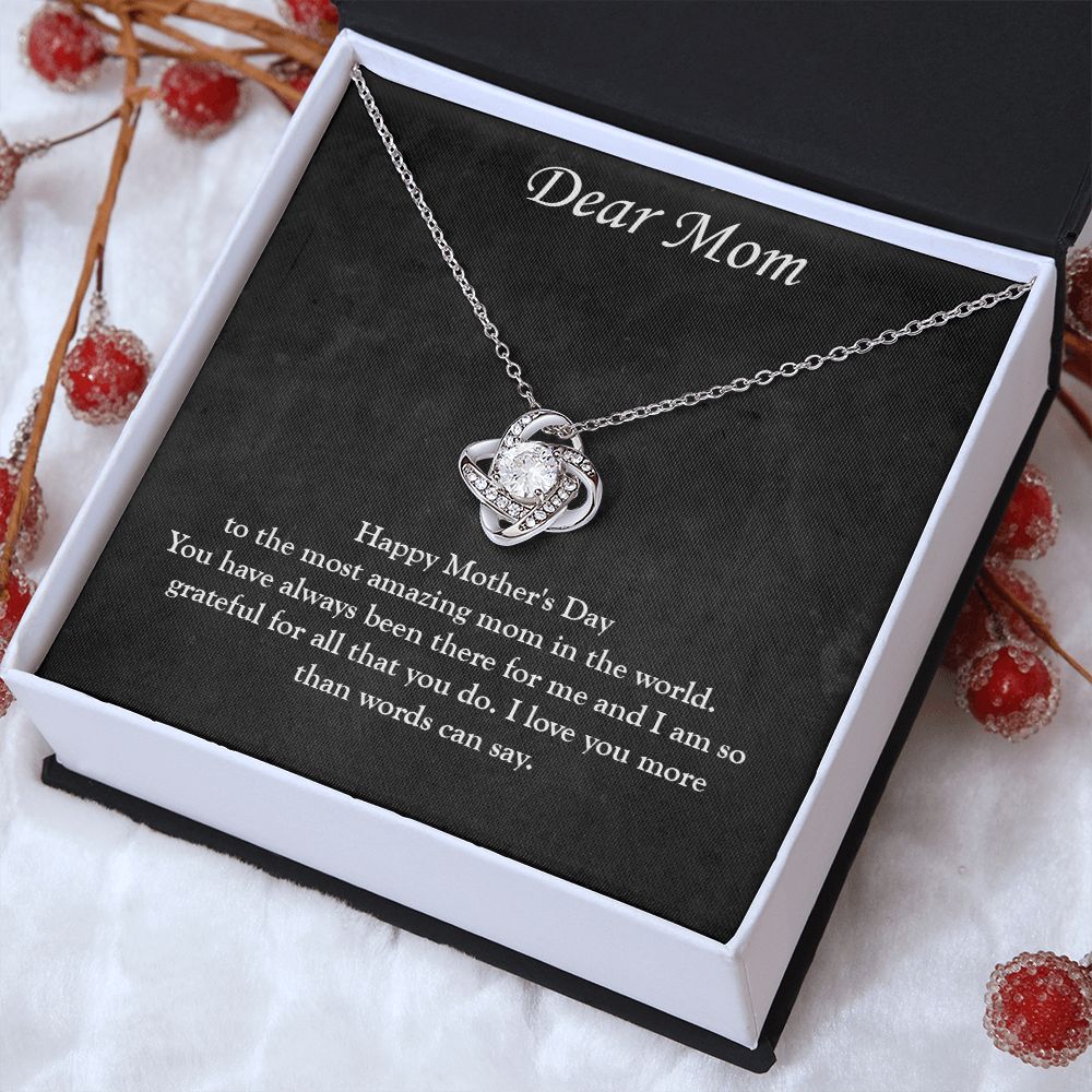 Eternal Love: A Mother's Day Love Knot Necklace