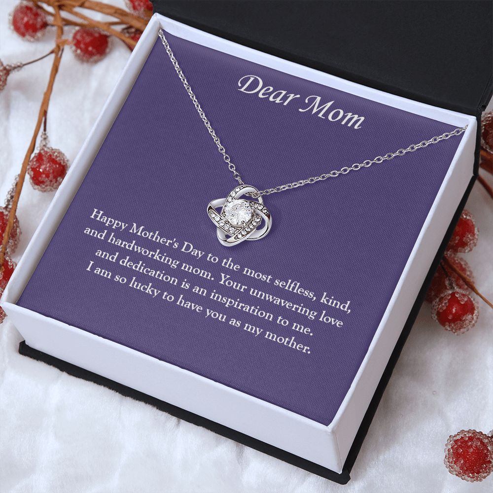 Celebrate Mom: A Love Knot Necklace for the Special Woman in Your Life