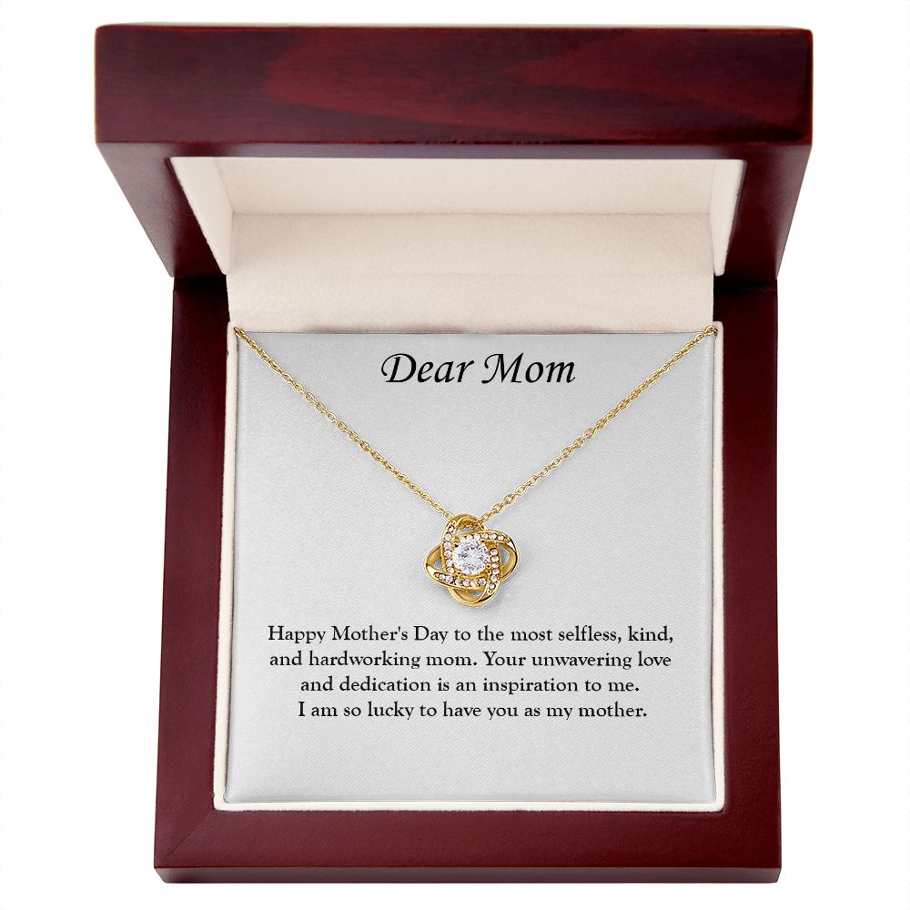 Honor Mom: A Love Knot Necklace to Show Your Appreciation