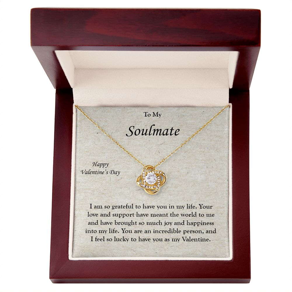 Love Knot Necklace - Soulmate for Valentine's Day