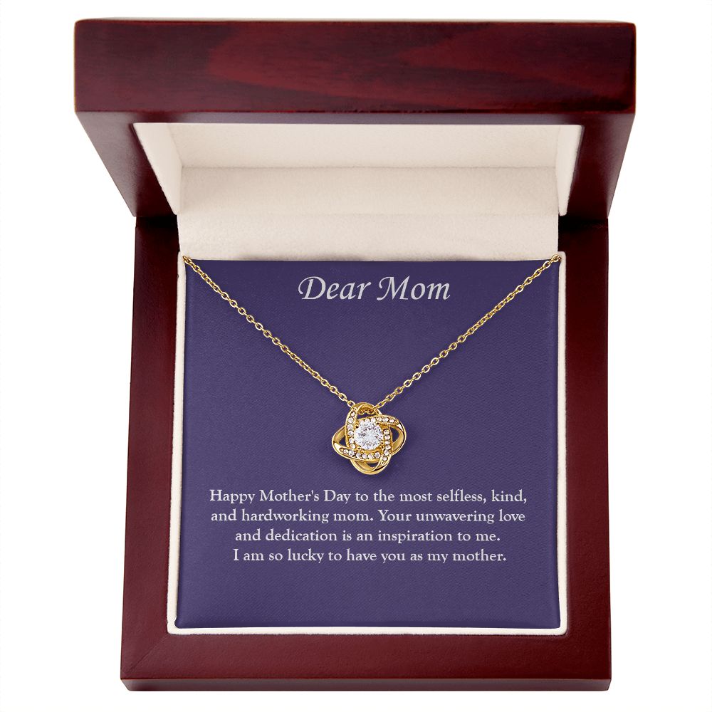 Celebrate Mom: A Love Knot Necklace for the Special Woman in Your Life