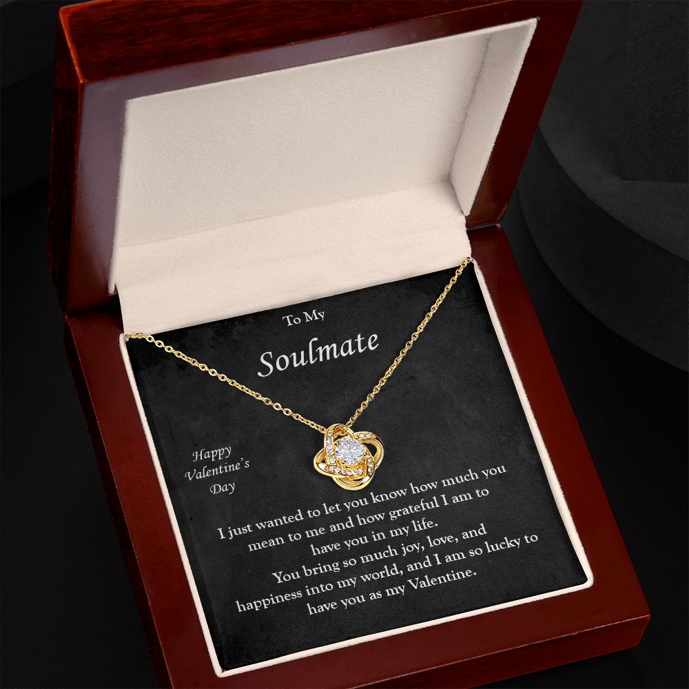 Love Knot Necklace for my Valentine Soulmate