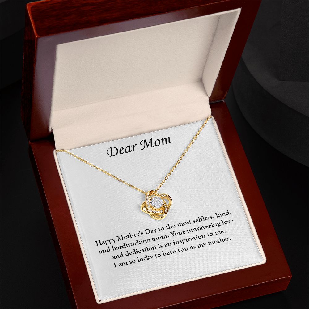 Honor Mom: A Love Knot Necklace to Show Your Appreciation