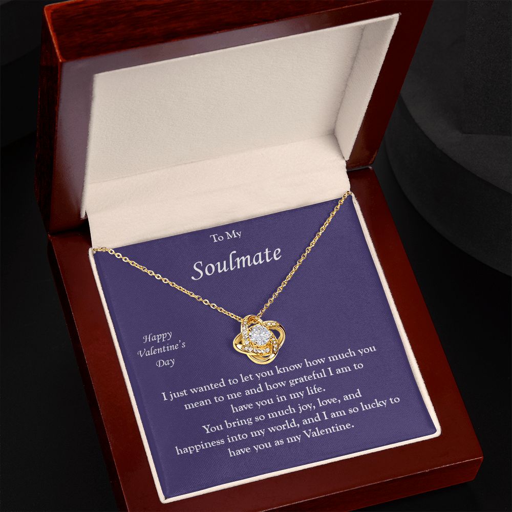 Love Knot Necklace for my Soulmate Valentine