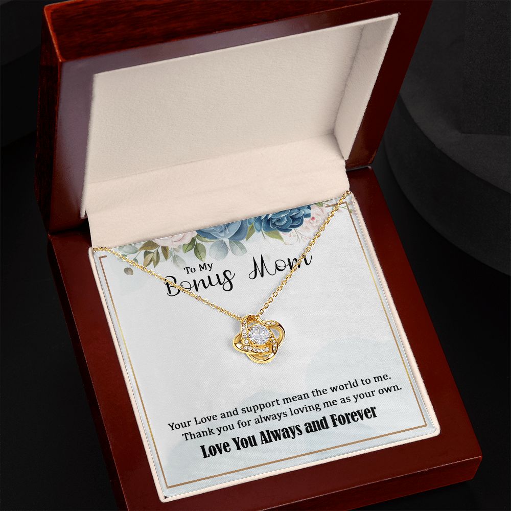 Gift For My Bonus Mom - Love Knot Necklace