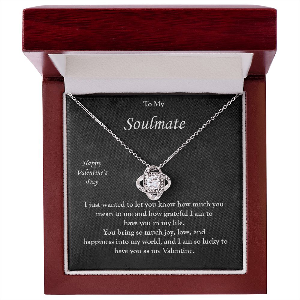 Love Knot Necklace for my Valentine Soulmate