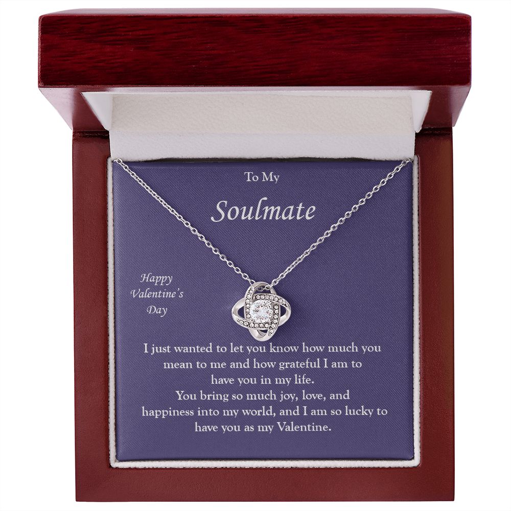Love Knot Necklace for my Soulmate Valentine