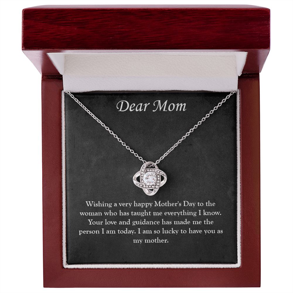 Eternal Love: A Mother's Day Love Knot Necklace