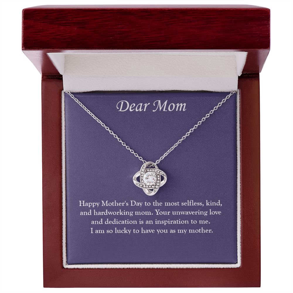 Celebrate Mom: A Love Knot Necklace for the Special Woman in Your Life