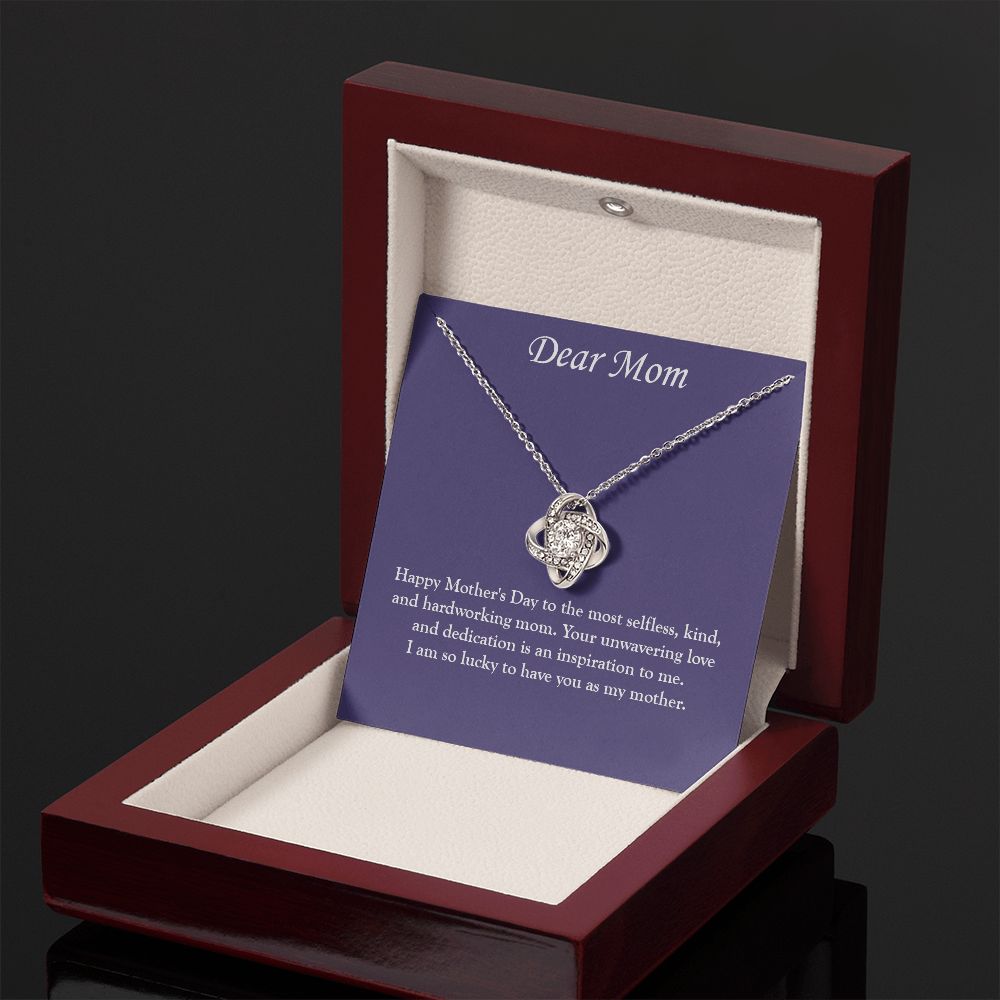Celebrate Mom: A Love Knot Necklace for the Special Woman in Your Life