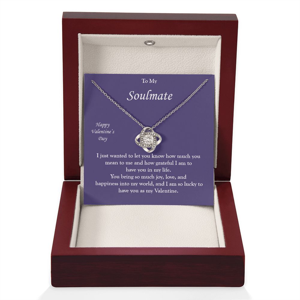 Love Knot Necklace for my Soulmate Valentine