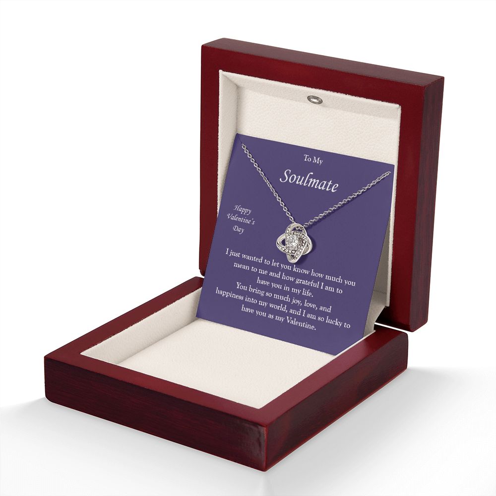Love Knot Necklace for my Soulmate Valentine