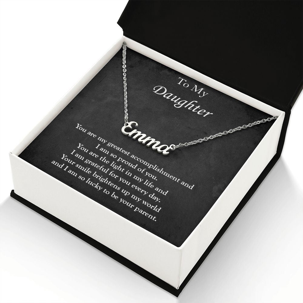 Custom Name Necklace for My Daughter