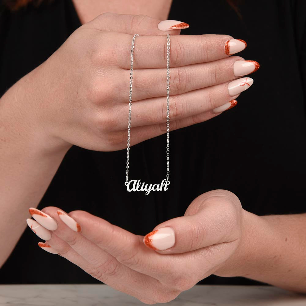 Gift for My Daughter - Custom Name Necklace