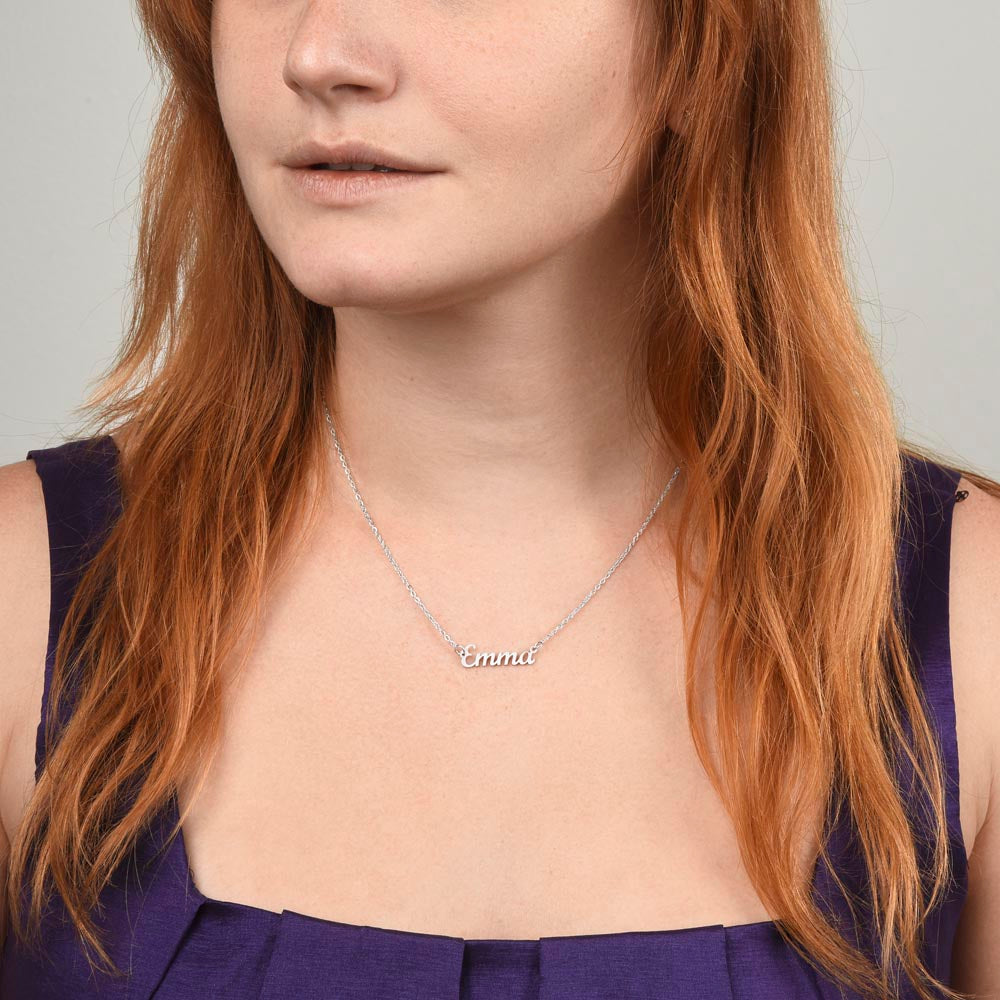 Gift For Him or Her - Custom Name Necklace
